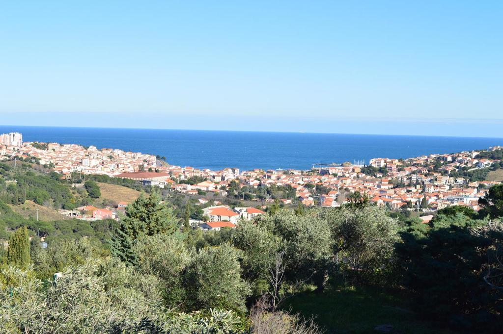 Villa Superbe Vue Sur Mer Et Sur La Montagne Jardin Terrasses バニュルス・シュル・メール エクステリア 写真